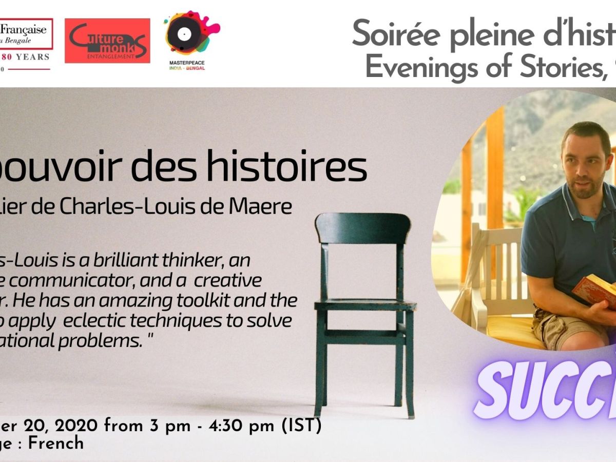 Le pouvoir des histoires : A Workshop by  Charles-Louis de Maere