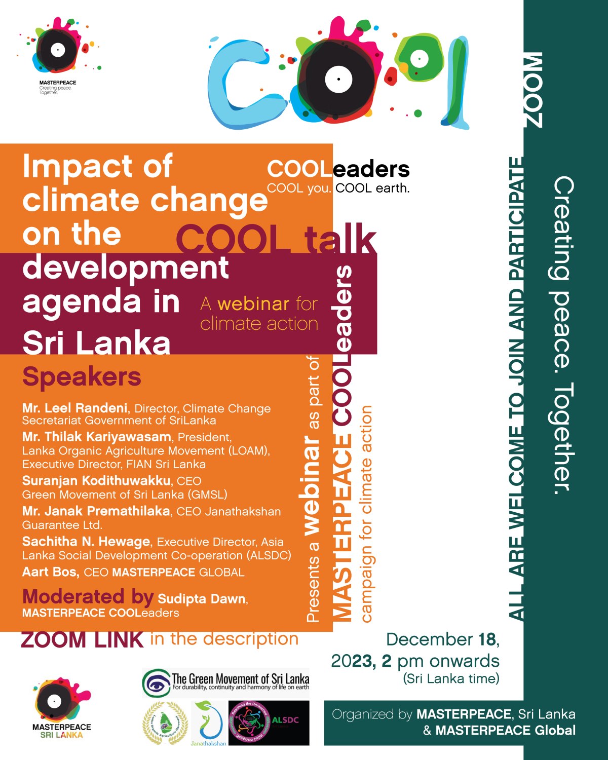COOLtalk Sri Lanka presents “The impact of climate change on the development agenda in Sri Lanka and urgent measures needed to address this crisis”