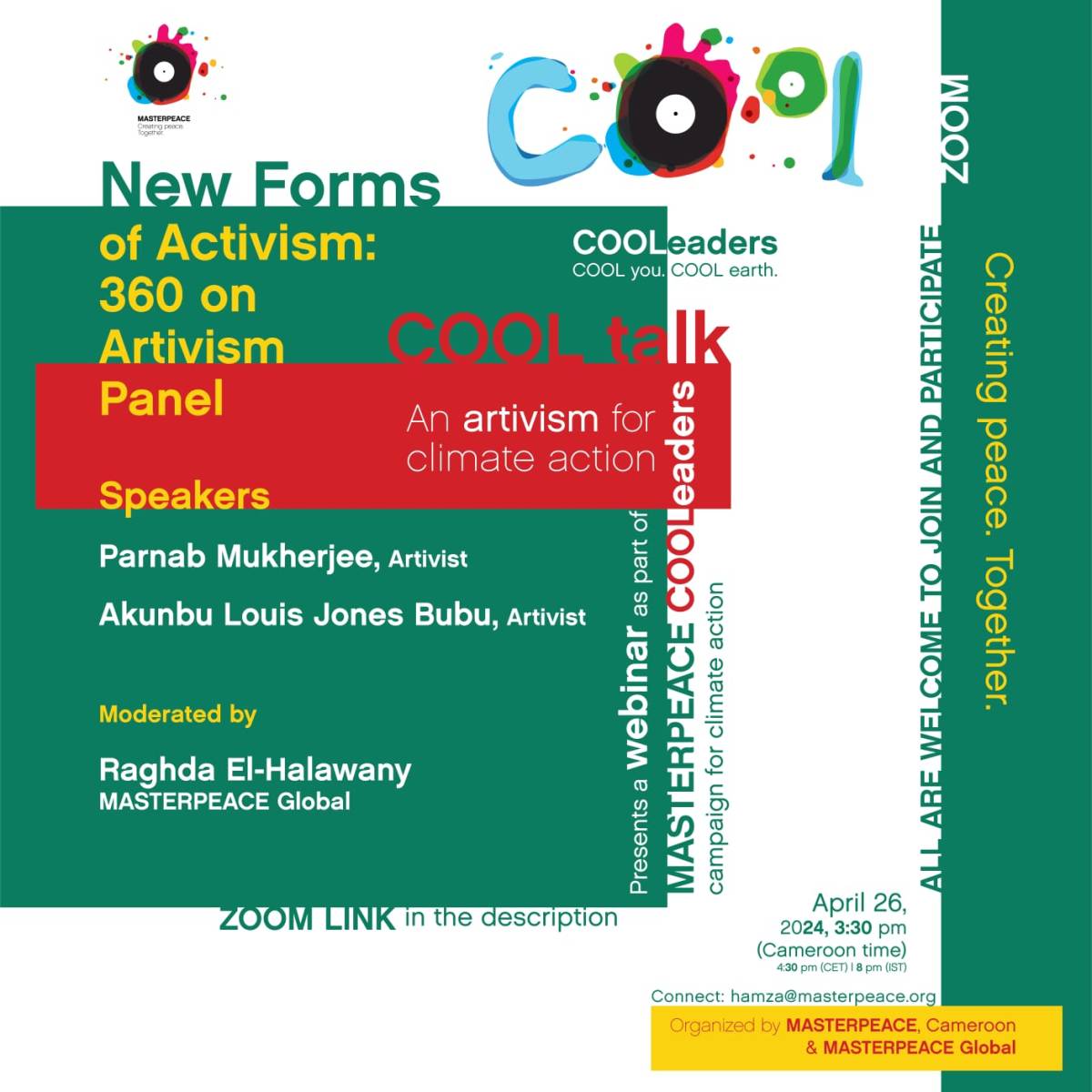 COOLtalk on New Forms of Activism: 360 on Artivism