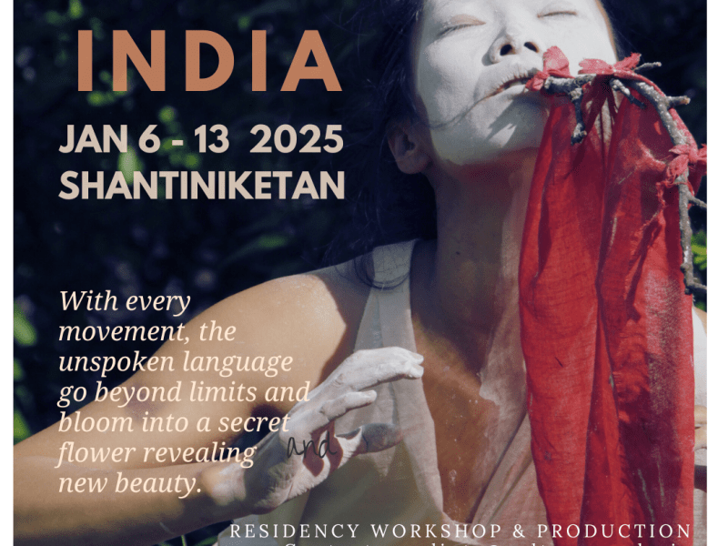 Medi_Motion: Workshop Residency in Shantiniketan, India led by Gio Ju
