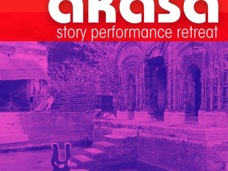 ākāśa international story -performance  retreat in Shantiniketan, India