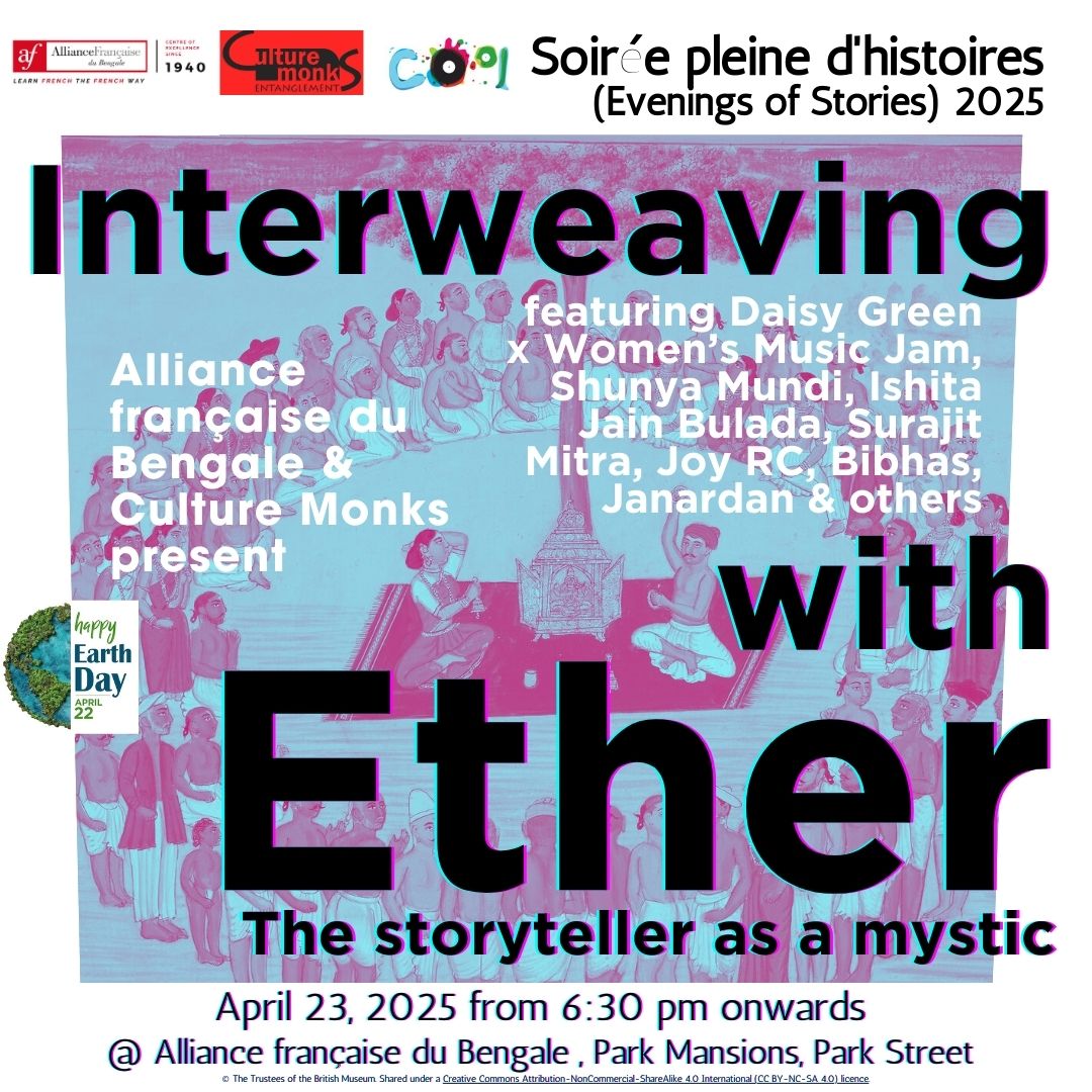 Interweaving with Ether: Storyteller as the mystic in the post human @ Soirée pleine d’histoires (Evenings of Stories) 2025