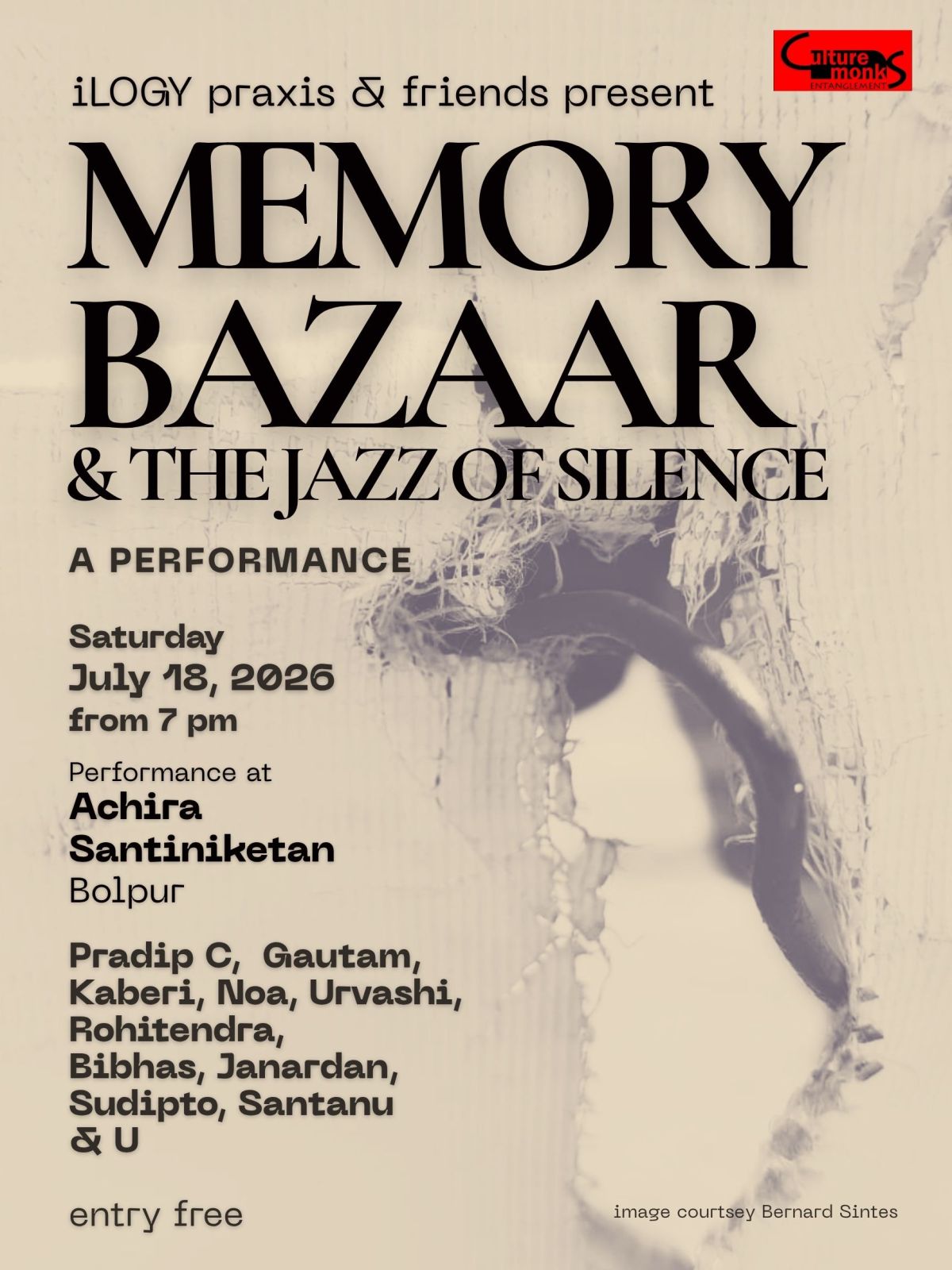 iLOGY praxis presents Memory Bazaar & the Jazz of Silence